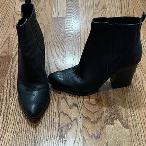 Marc Fisher Black Ankle Booties